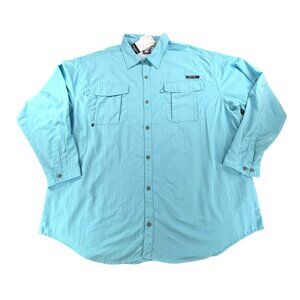 Little Donkey Andy Mens XXXL Power Dry UV Protection Blue Shirt